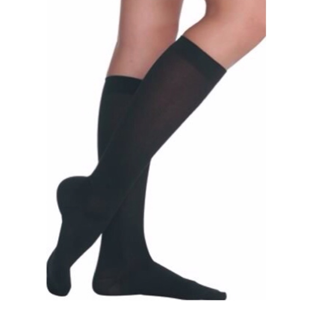 Compression stocking black 20-30 mmHg